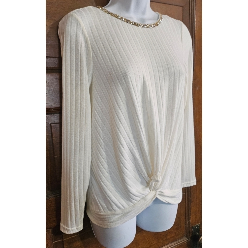 Juicy Couture Embellished Twist Front Sweater - Picture 7 of 11